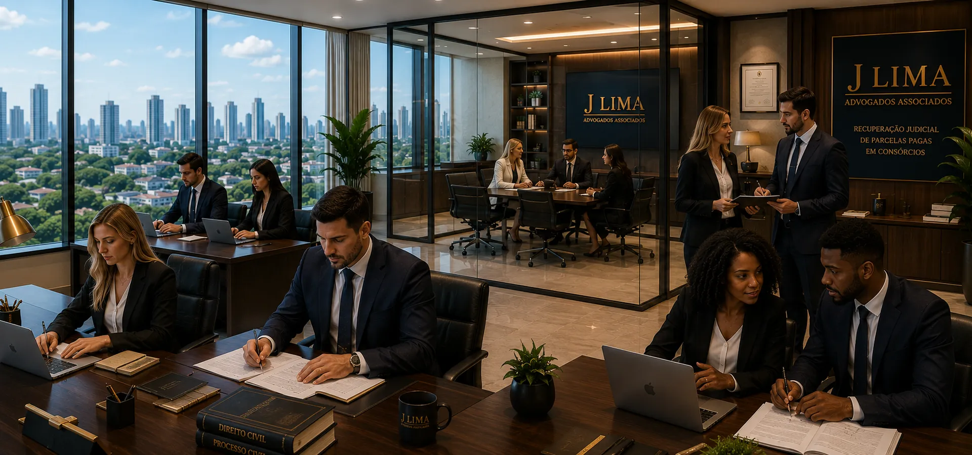 Equipe e Estrutura J Lima Advogados Associados